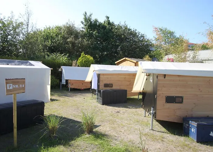 Strandgutkoje Auf Dem Campingplatz Strandgut