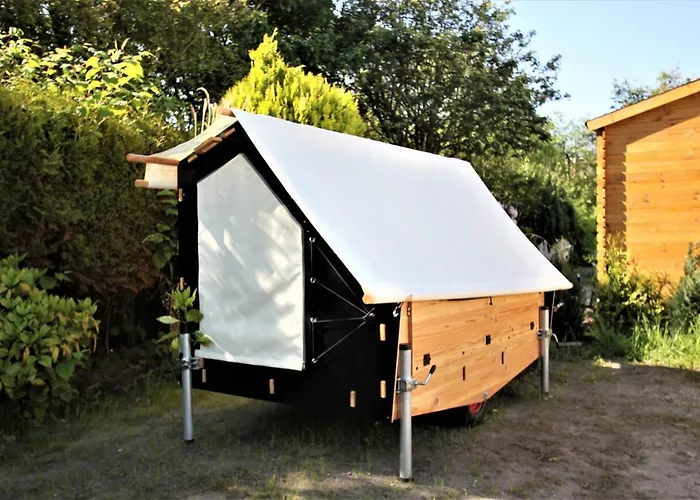 Strandgutkoje Auf Dem Campingplatz Strandgut